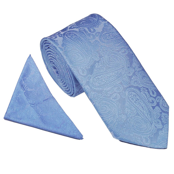 wedding paisley set baby blue