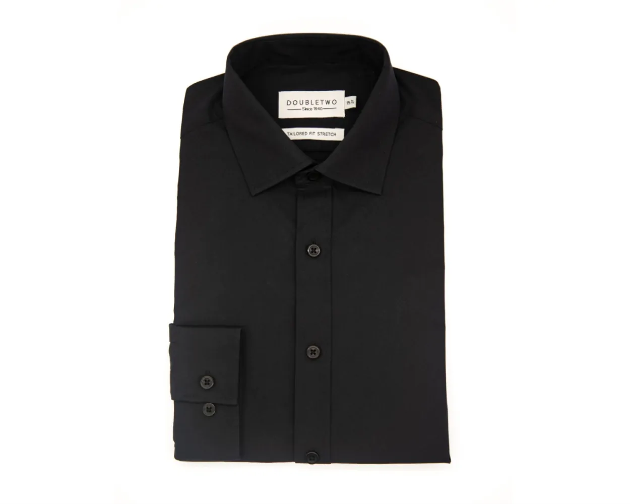 TAI4207 TAILORED FIT SHIRT BLACK 2